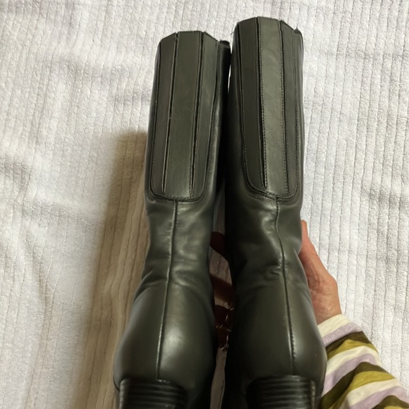 Regence gray leather boots - Picture 4 of 9